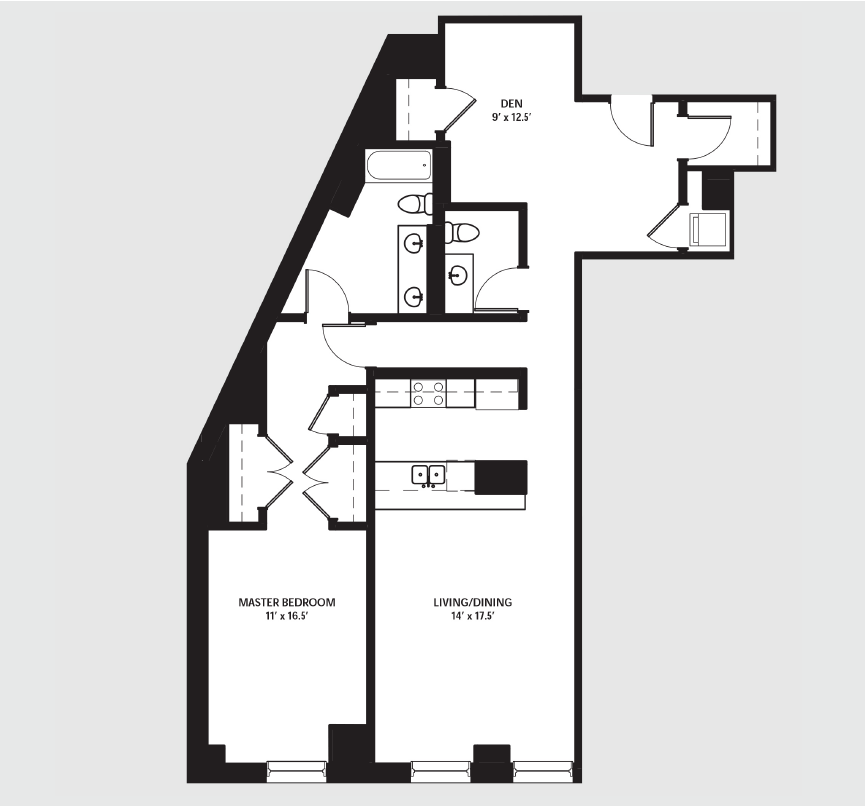 Apartment 0301 floorplan