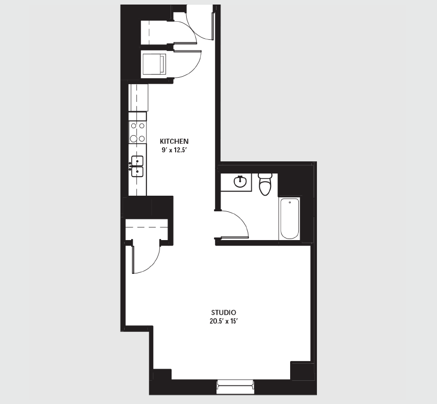 Apartment 0412 floorplan