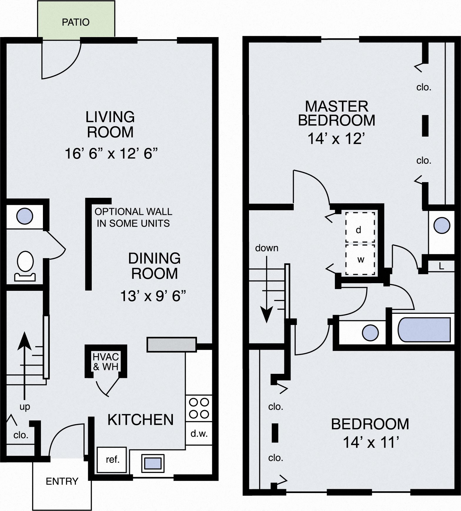 Floor Plans Of River Mews Apartments And Townhomes In Newport News