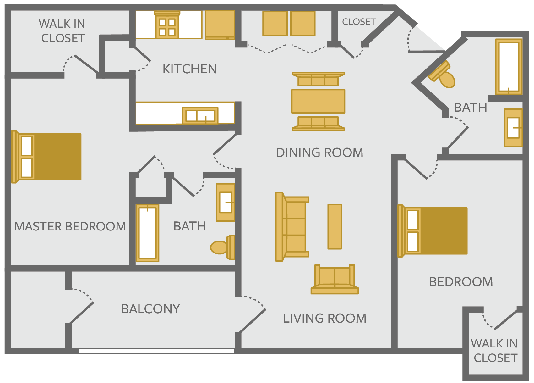 Floor Plans | Northgate Apartments | Waukegan, IL