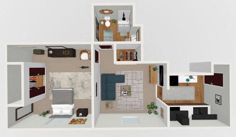 Maple floor plan