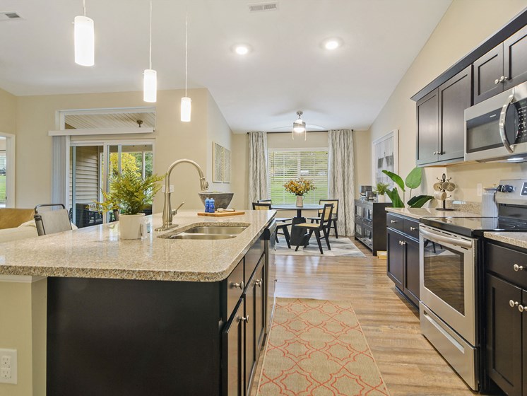North Canton Ohio Apartment Rentals Redwood North Canton Willowood Open Kitchen Island