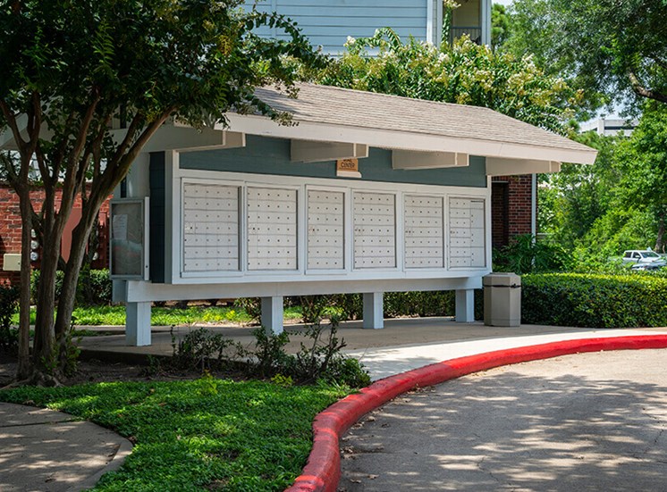 outdoor mailboxes at 8181 Med Center, Texas, 77054