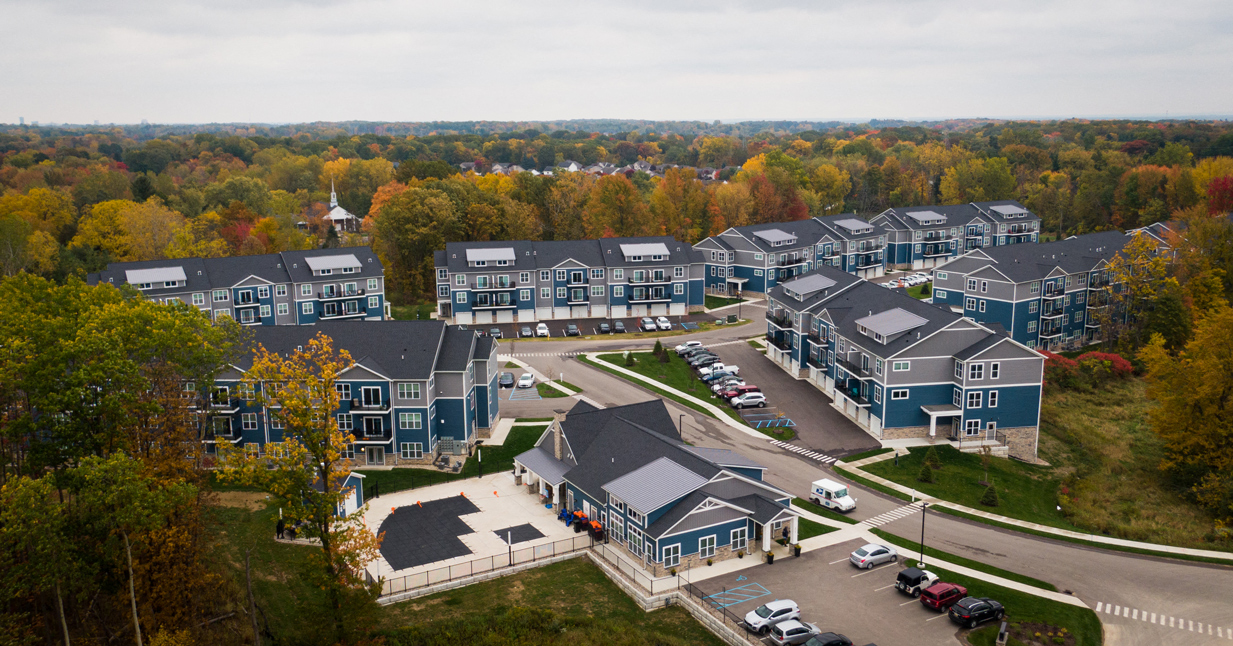 Ariel view at Westown at Wilson, Grand Rapids, MI, 49534