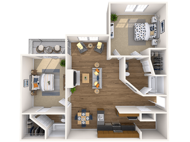 The Roosevelt floor plan