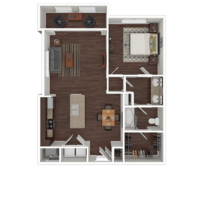 The Opal floor plan