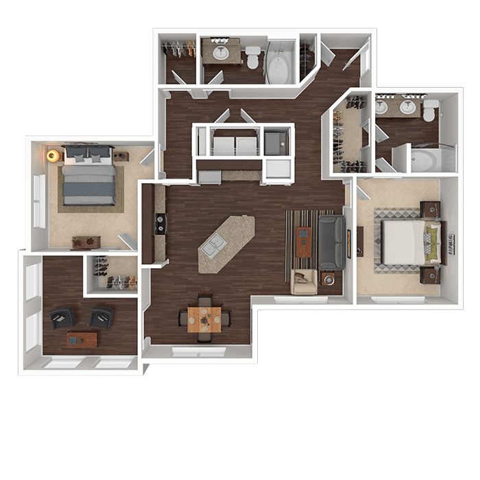 The Topaz floor plan