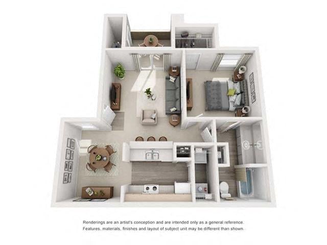 The Julep floor plan