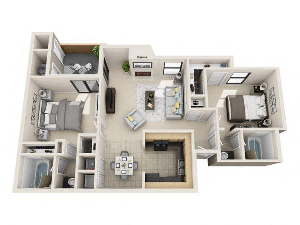 Silver Saddle floor plan