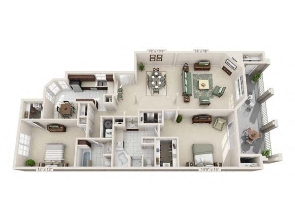 B2 floor plan