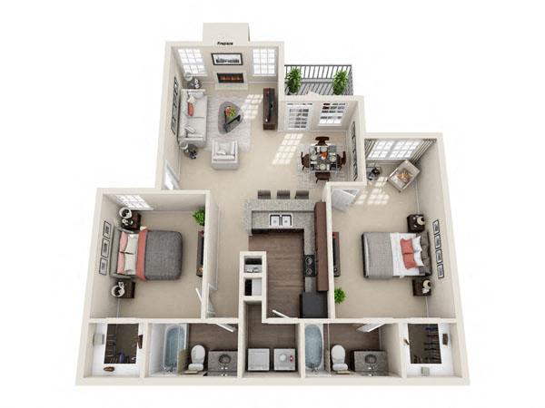 Florence A floor plan
