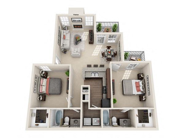 Salerno B floor plan