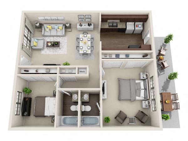 Seneca floor plan