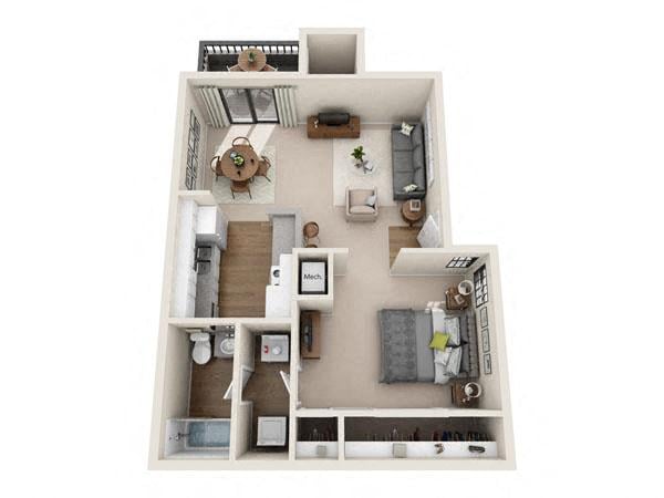 Studio floor plan