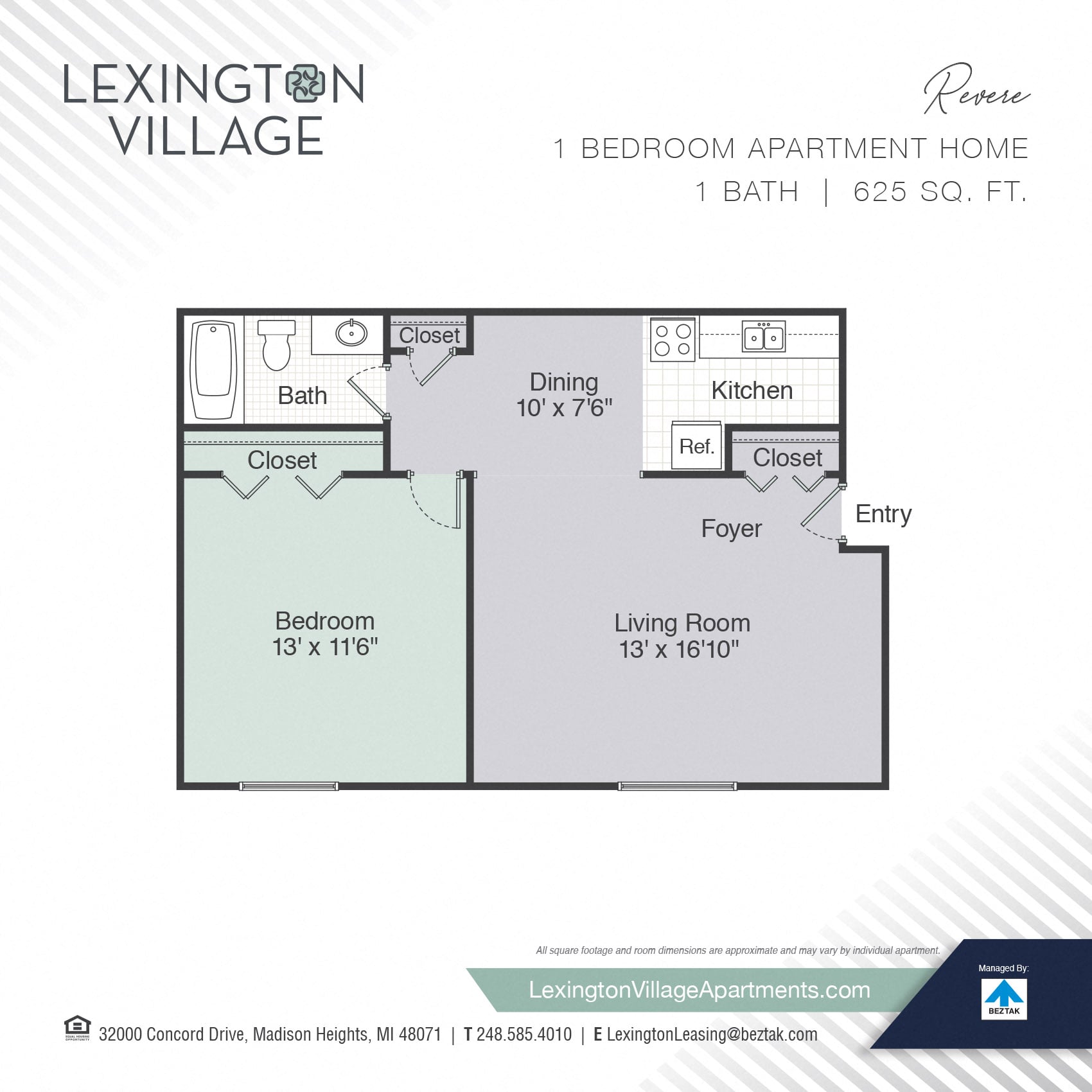 Revere floor plan