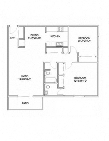 Suite A Floorplan
