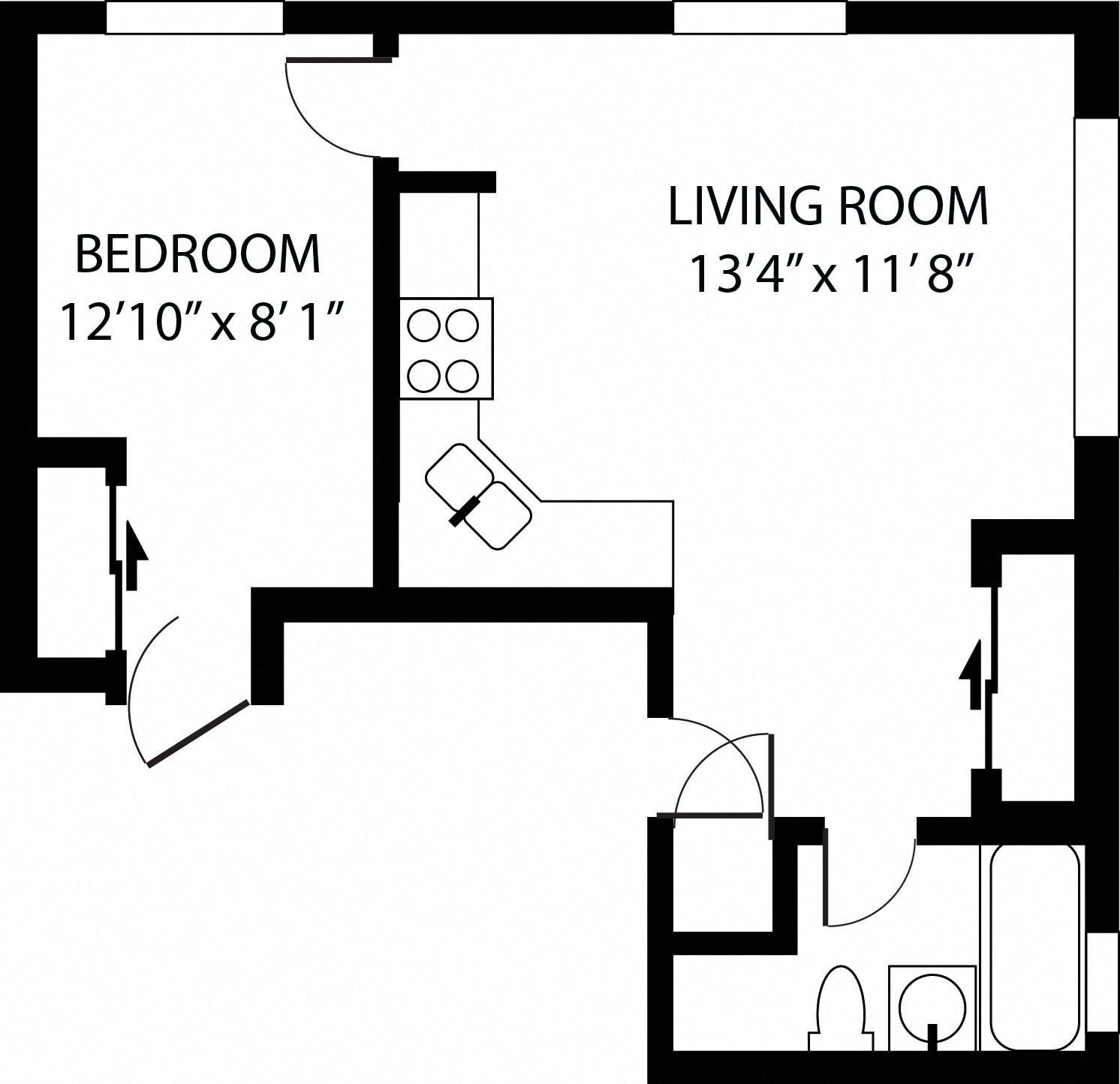 Jr 1 Bedroom Jr 1 Bedroom