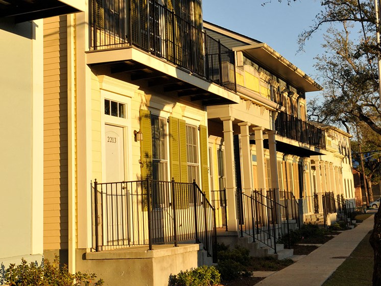 Exterior of apartment buildings_Lafitte,New Orleans, LA
