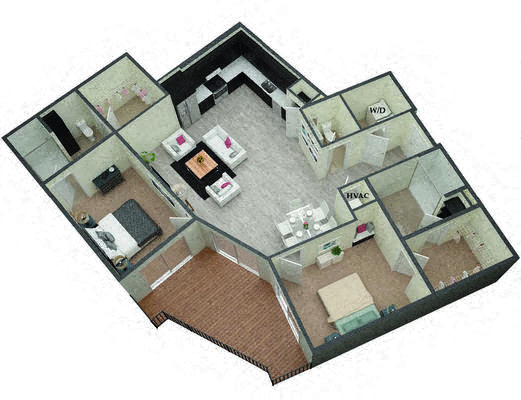 The Five Points floor plan