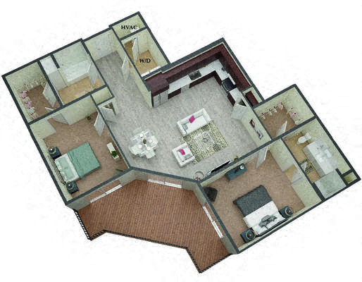 The Devine floor plan