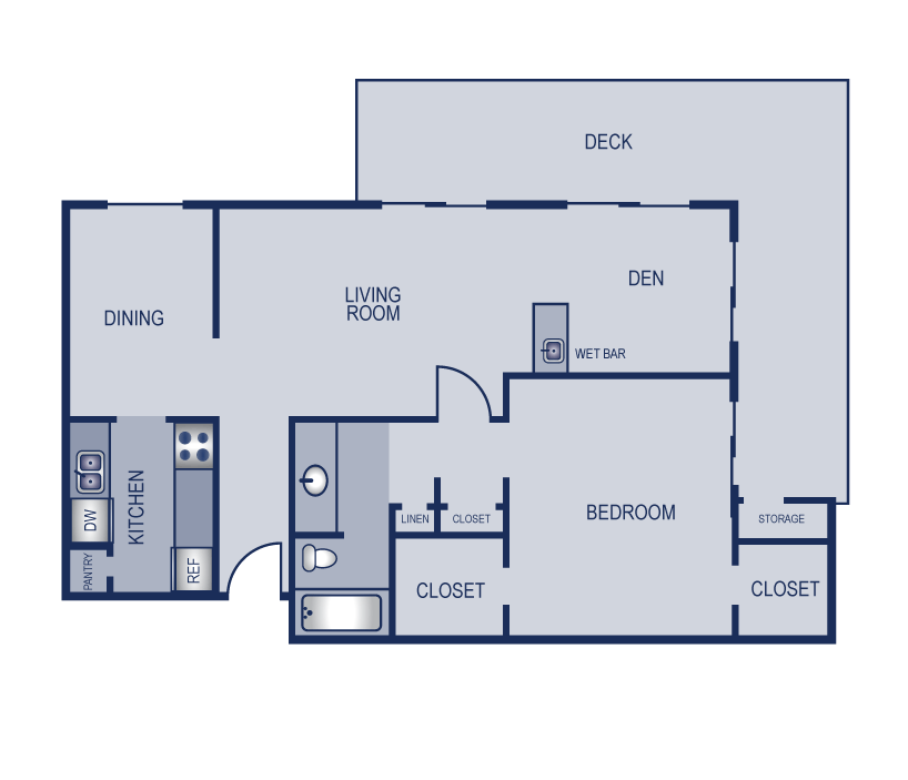 1 Bedroom 1 Bathroom F Floor plan 1 Bedroom 1 Bathroom F Floor plan at Solaris, Austin