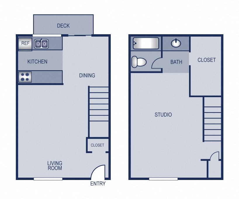 1 Bedroom 1 Bathroom E Floor plan 1 Bedroom 1 Bathroom E Floor plan at Solaris, Texas, 78741