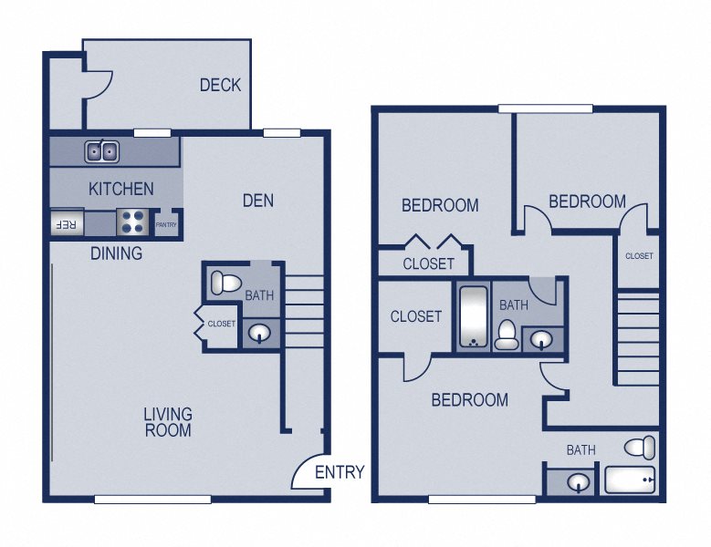 3 Bedroom 2 Bathroom Floor plan 3 Bedroom 2 Bathroom Floor planat Solaris, Texas, 78741