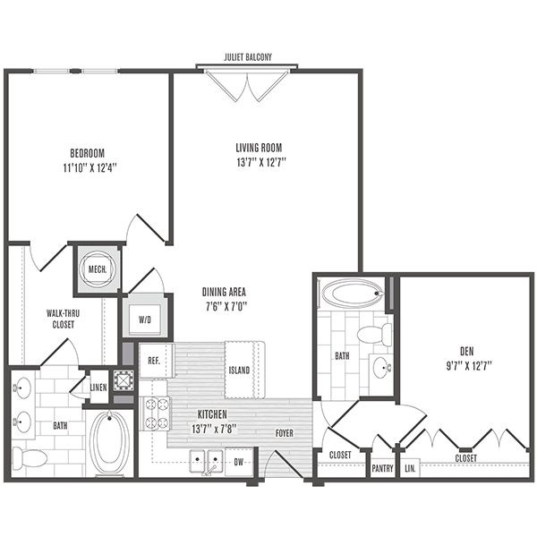 A6 floor plan