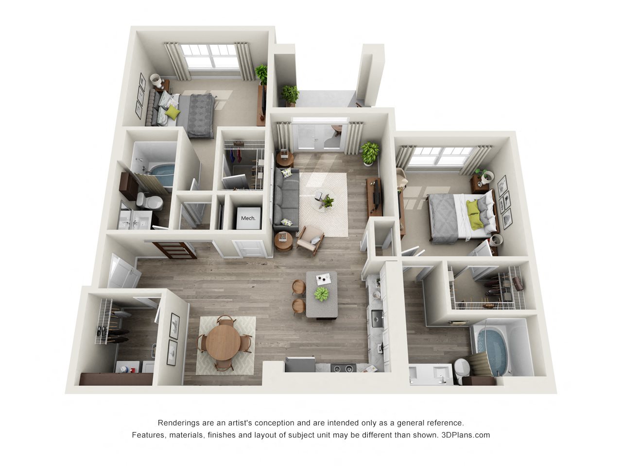 Floor Plans Of Kings Crossing In Richmond