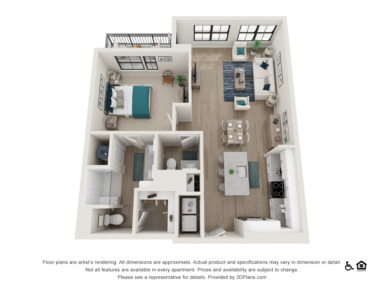Floor plan layout diagram for A12