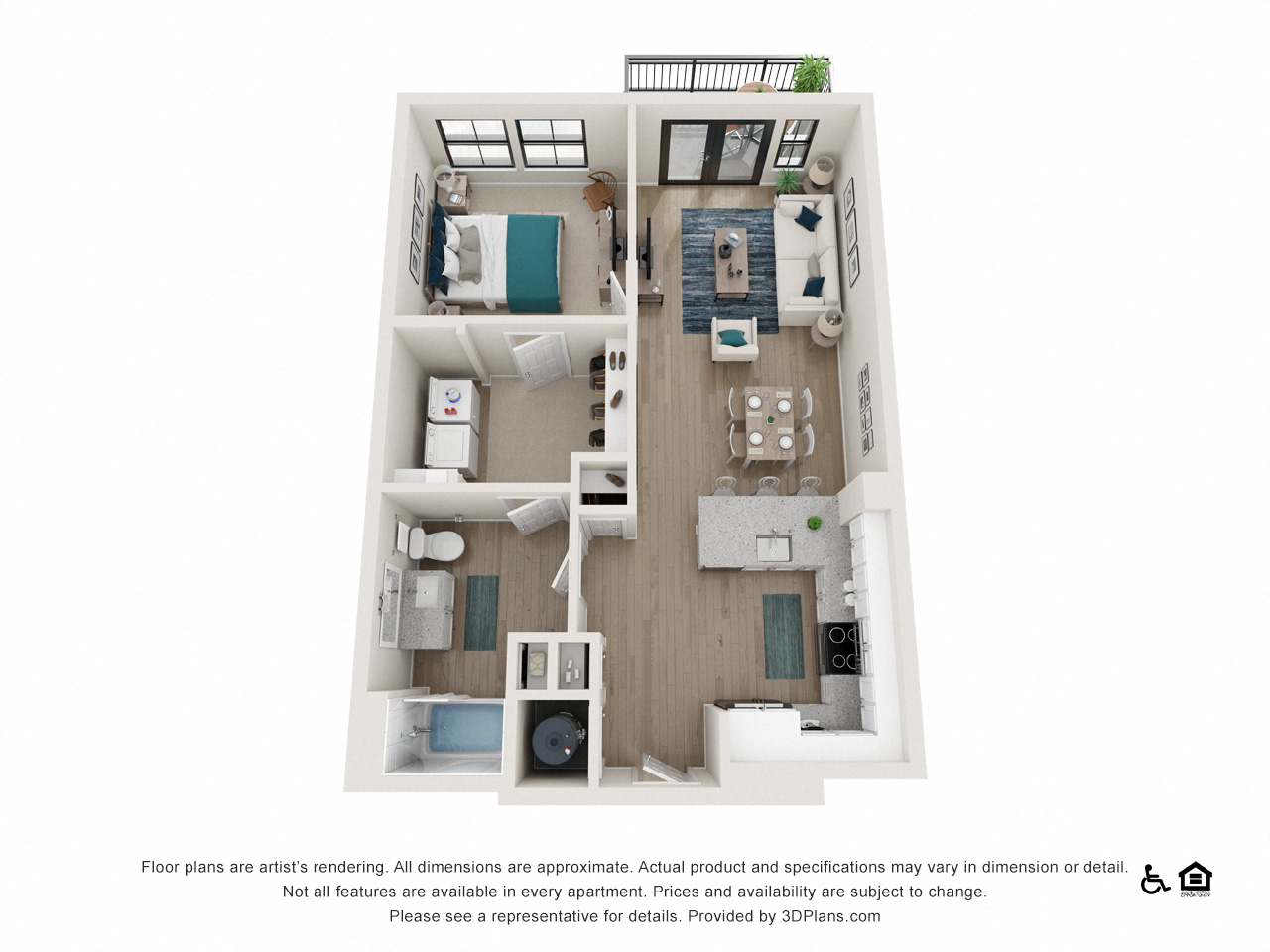 Floor plan layout diagram for A2H