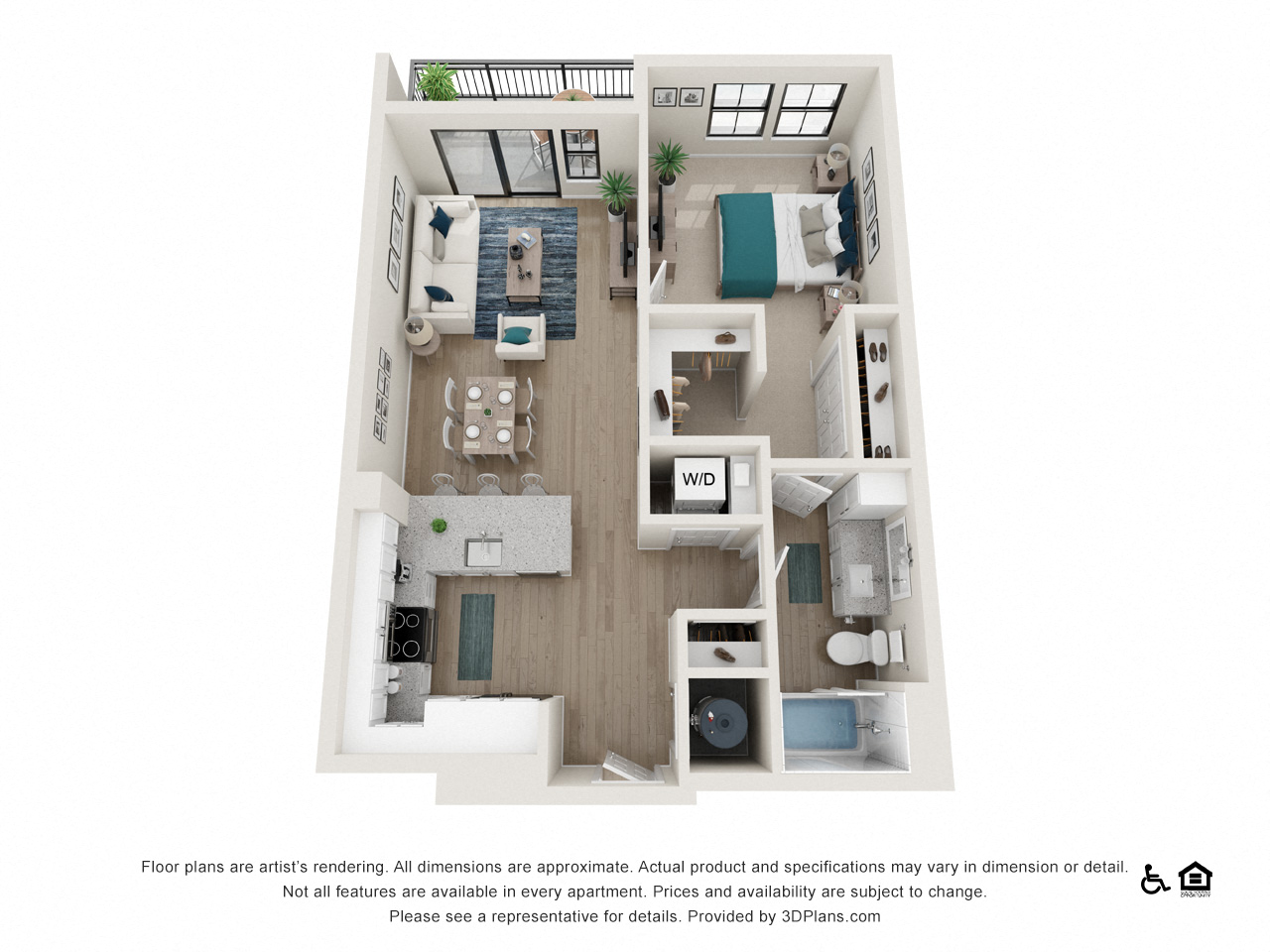 Floor plan layout diagram for A5