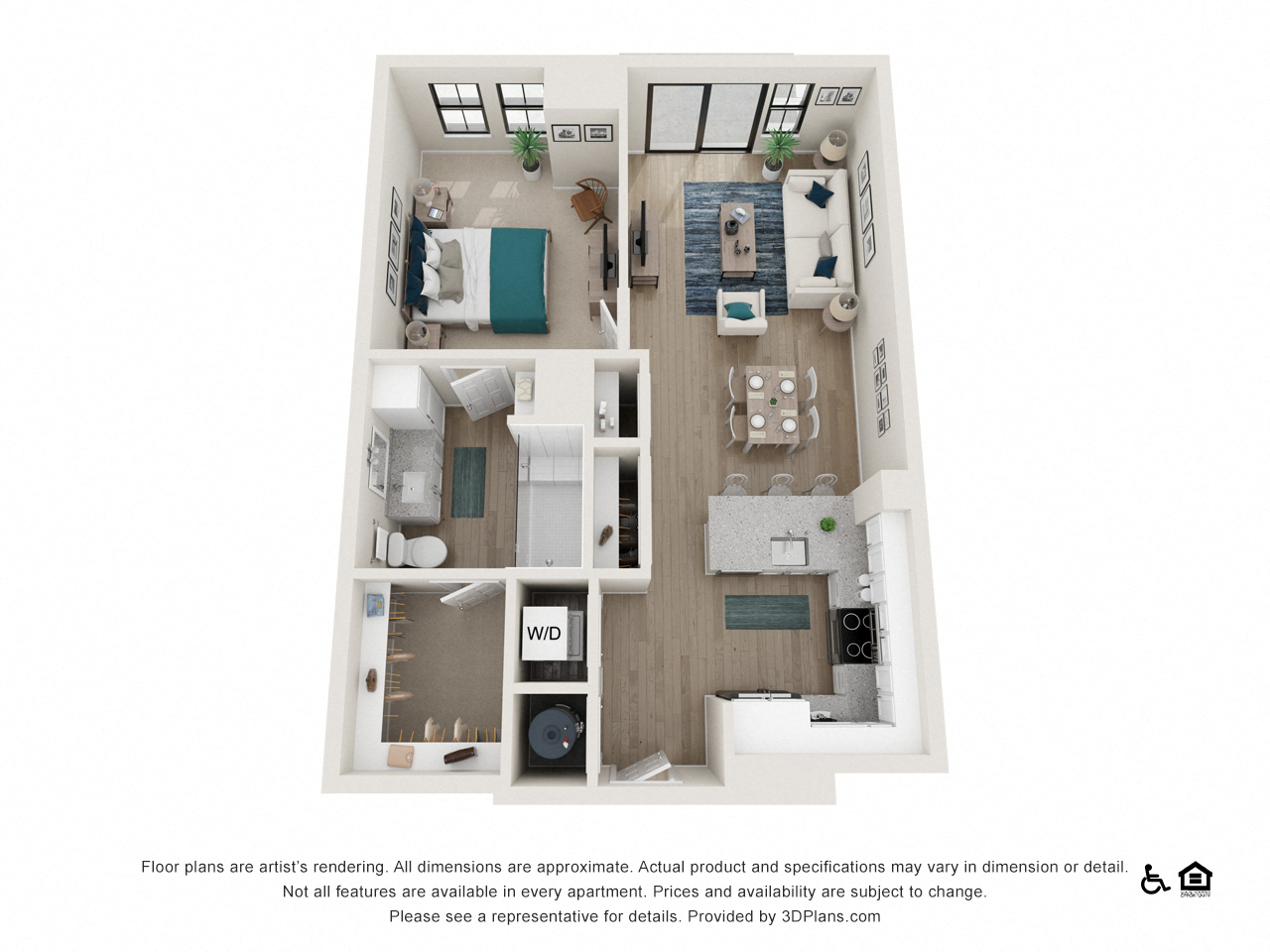 Floor plan layout diagram for A8