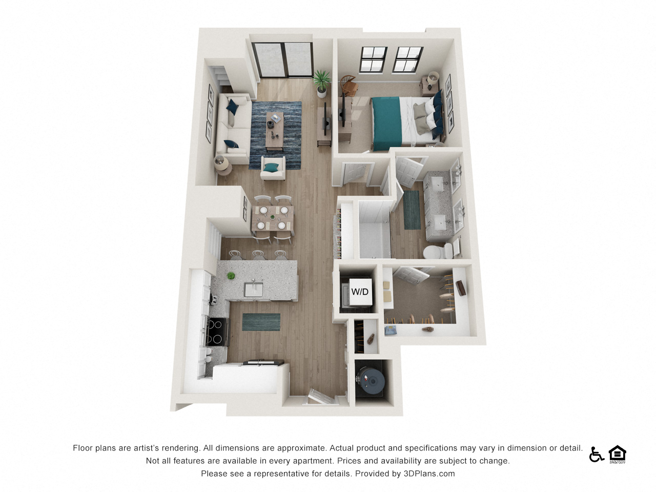 Floor plan layout diagram for A9
