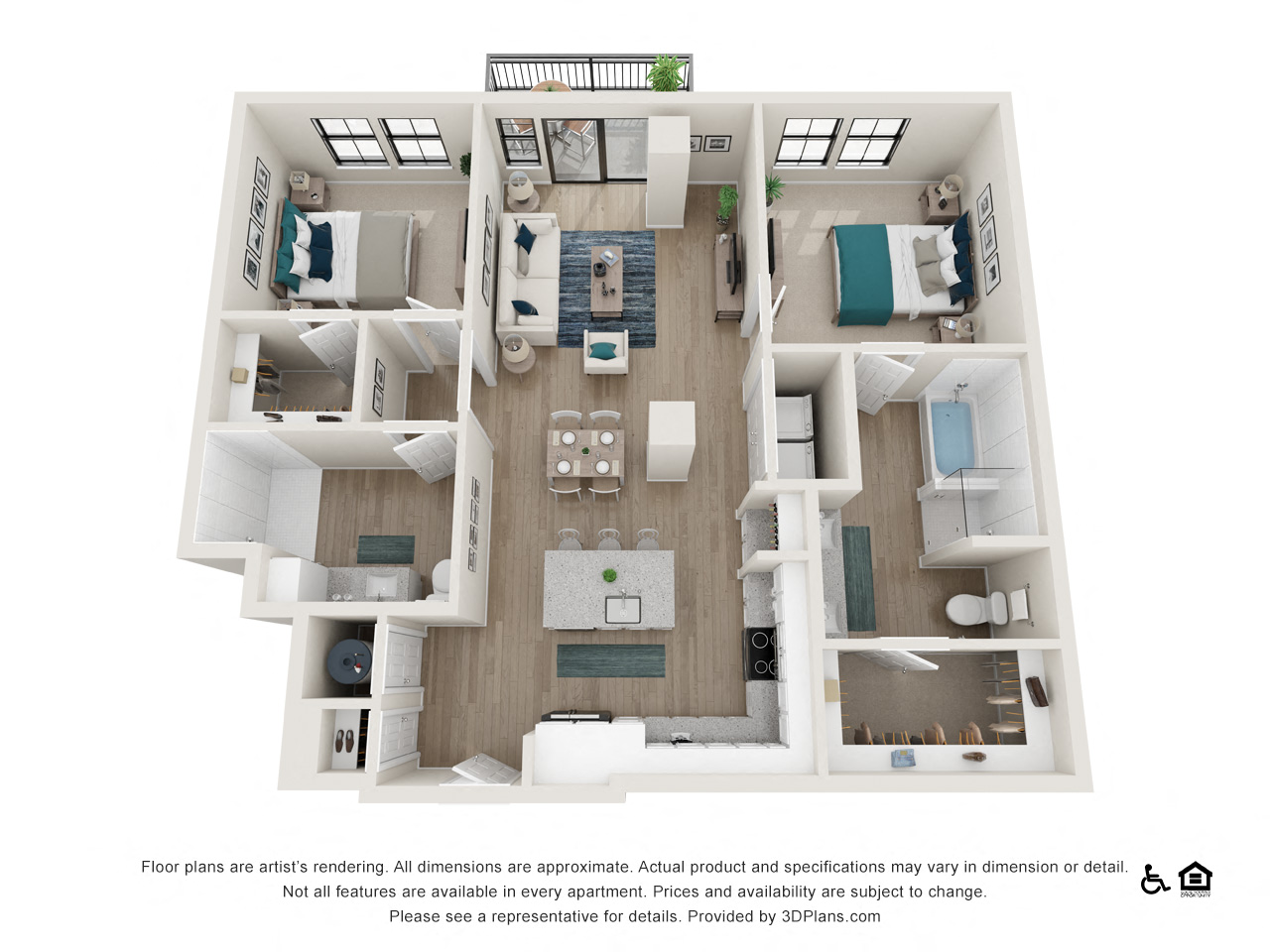 Floor plan layout diagram for B14H