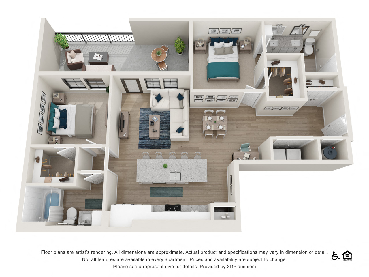 Floor plan layout diagram for B7