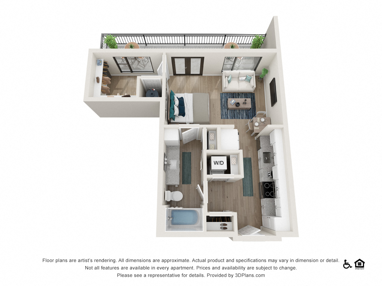 Floor plan layout diagram for S3