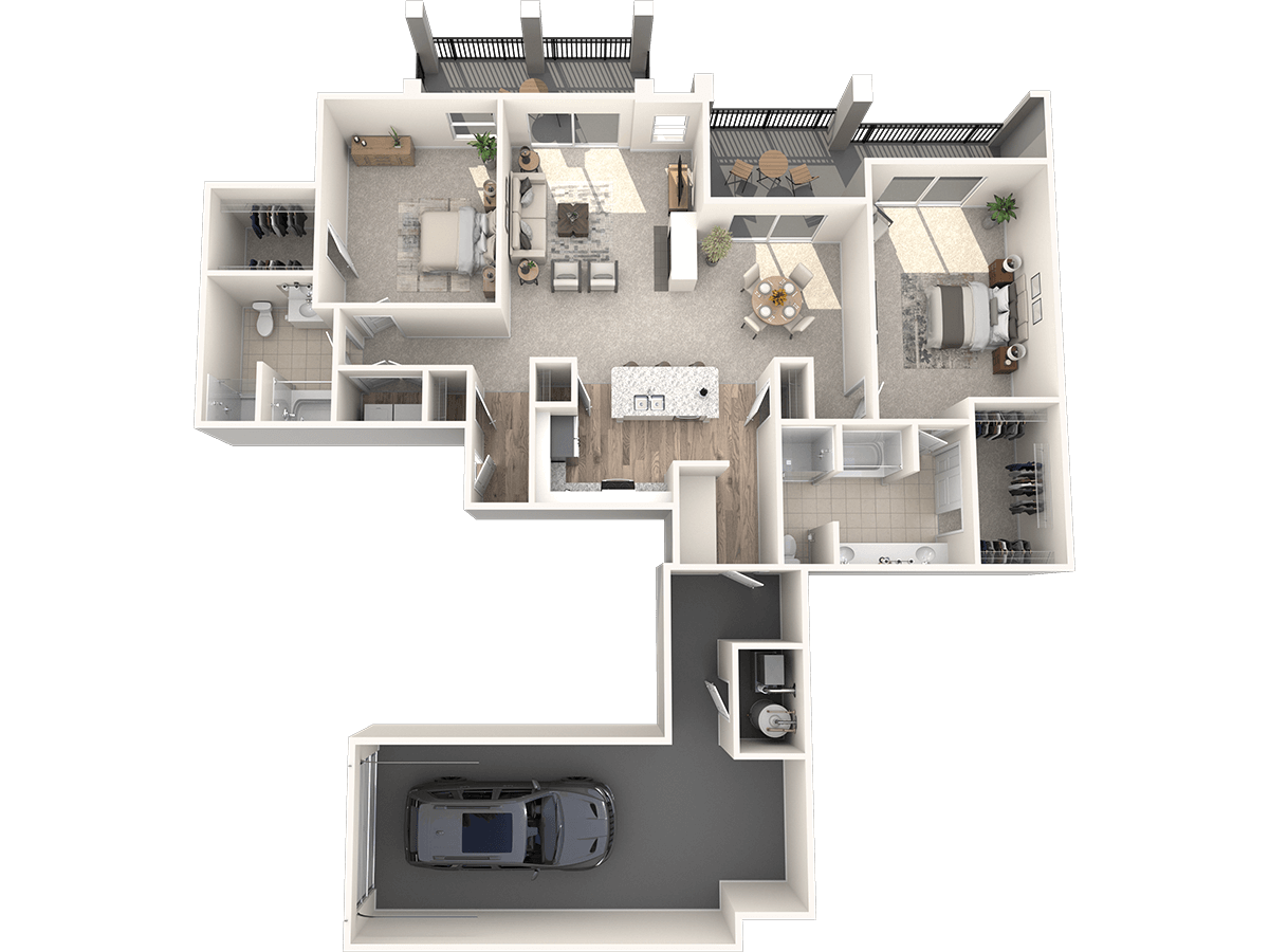 B3 - Cypress 2nd Floor floor plan