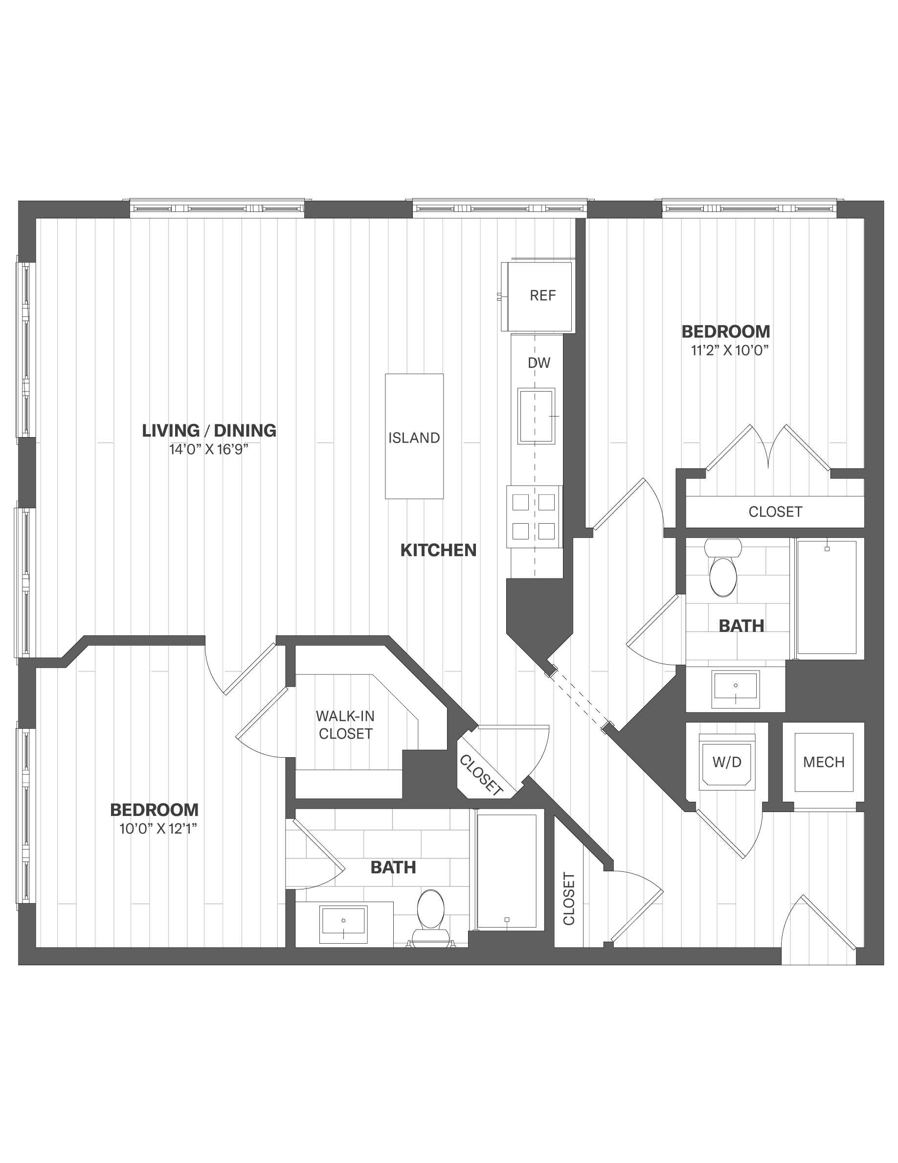 Apartment 425 floorplan