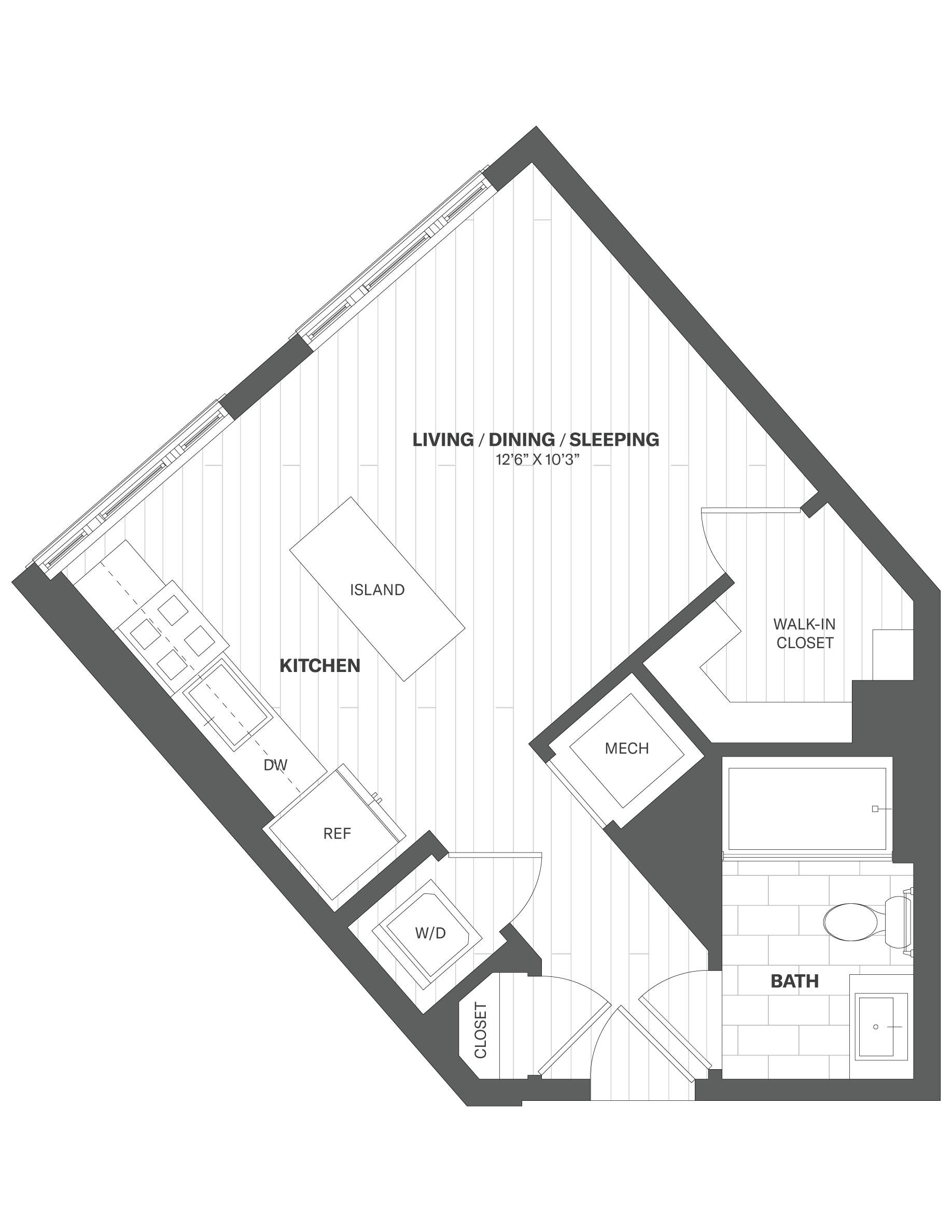 Apartment 712 floorplan
