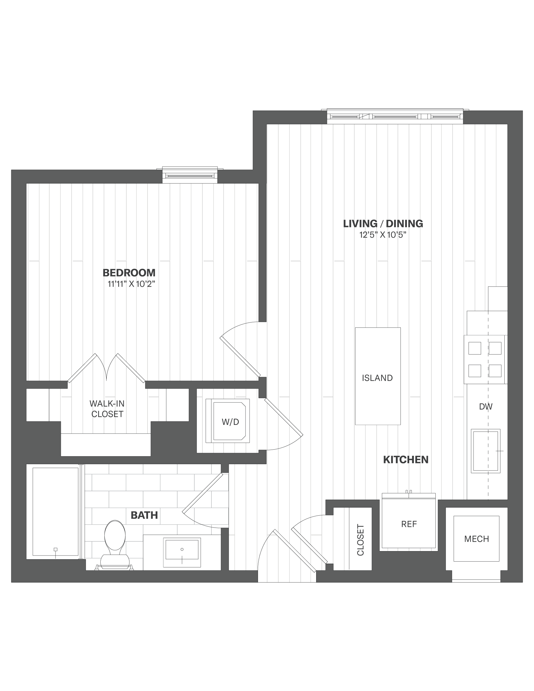 Apartment 421 floorplan
