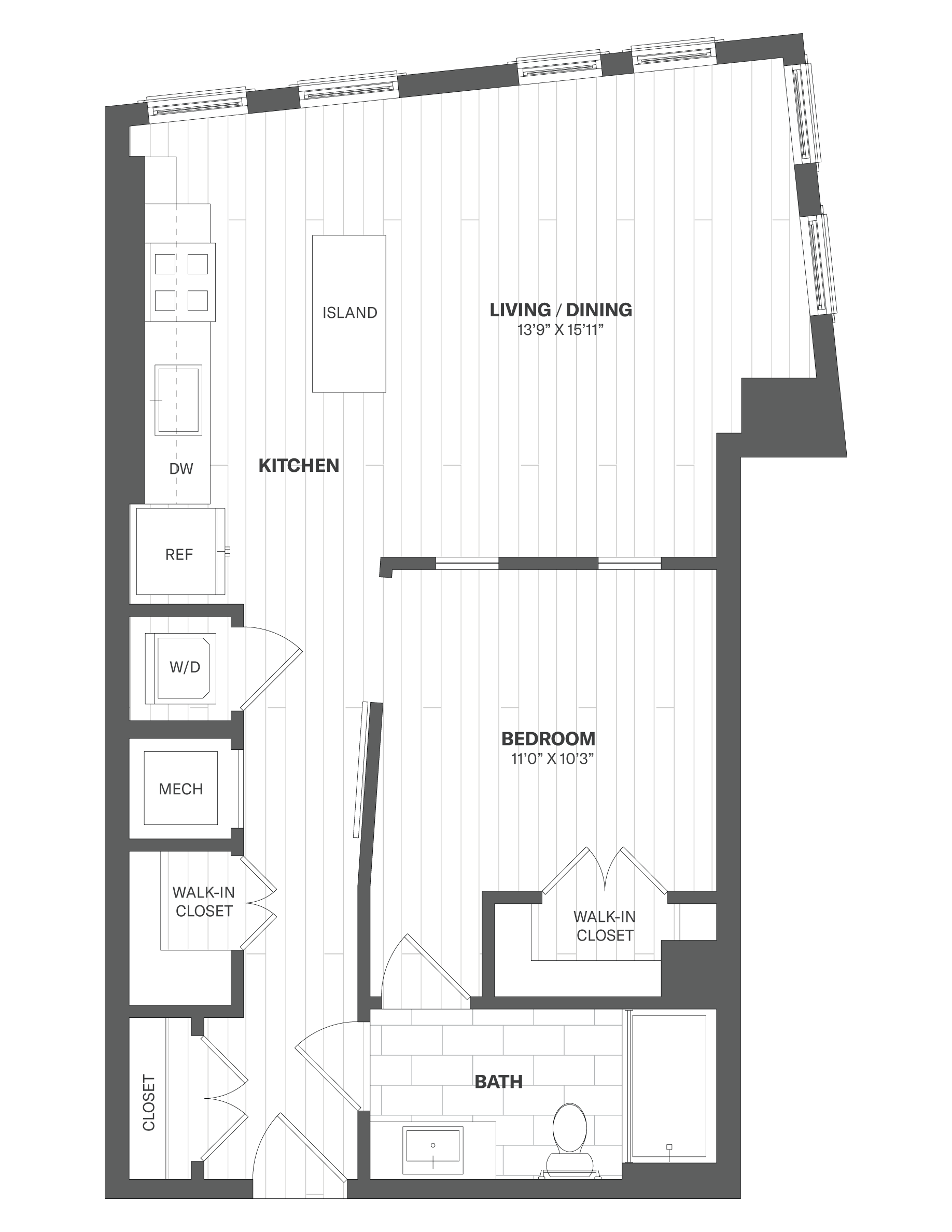 Apartment 806 floorplan