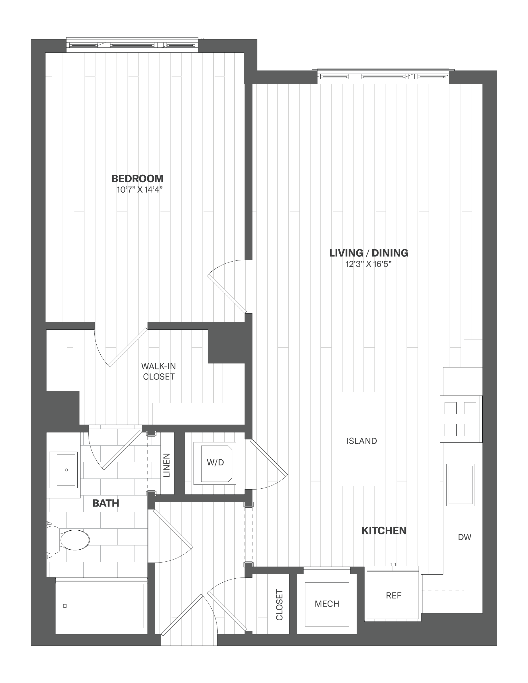 Apartment 620 floorplan