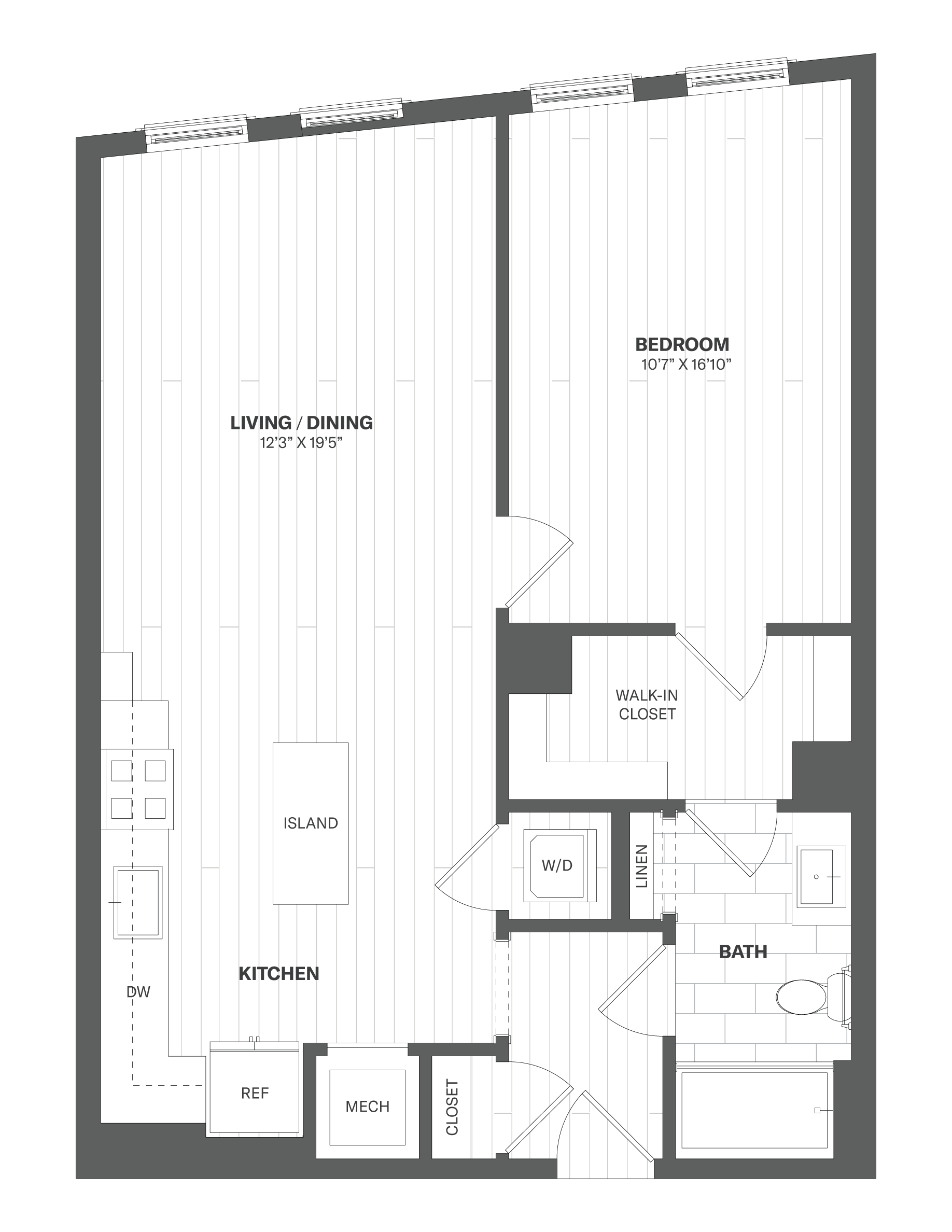 Apartment 805 floorplan