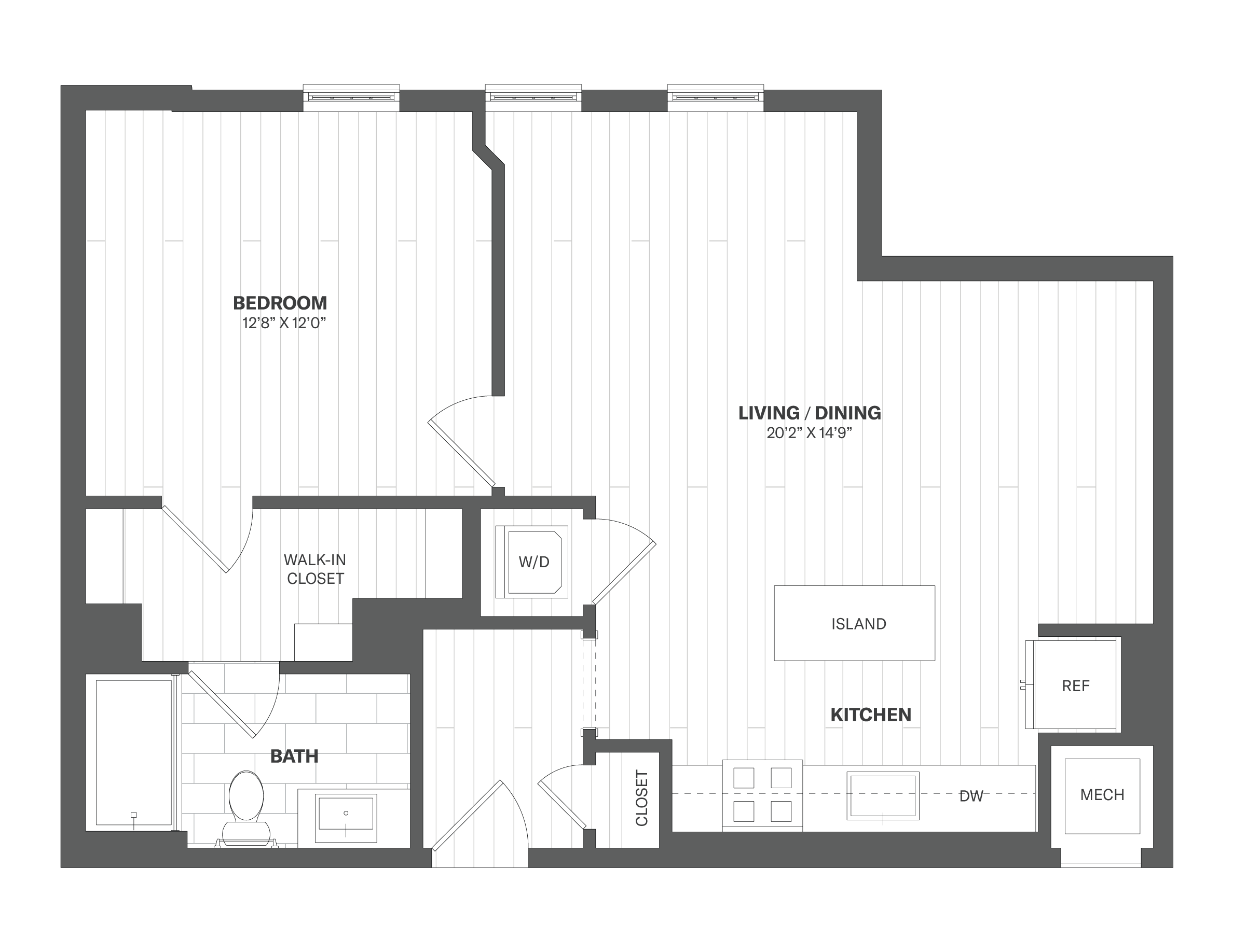 Apartment 807 floorplan