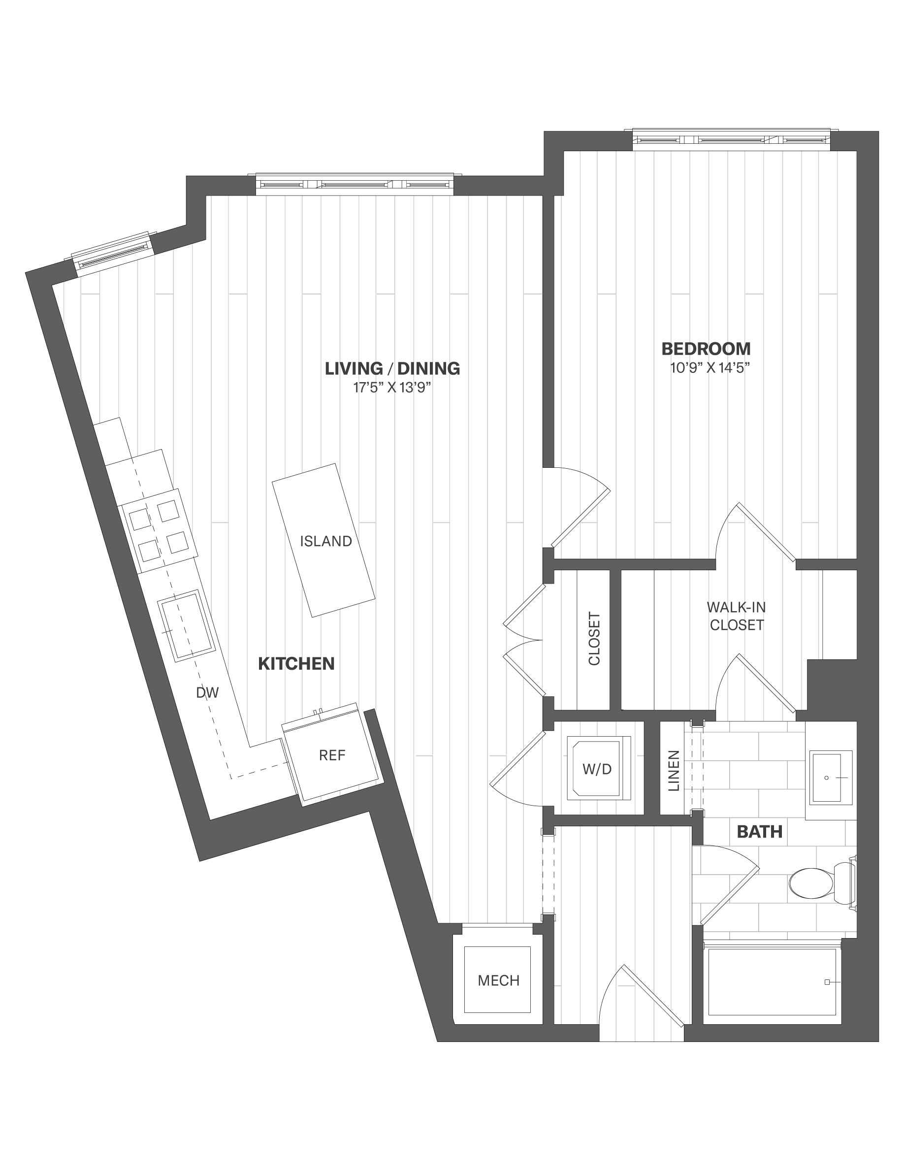 Apartment 824 floorplan