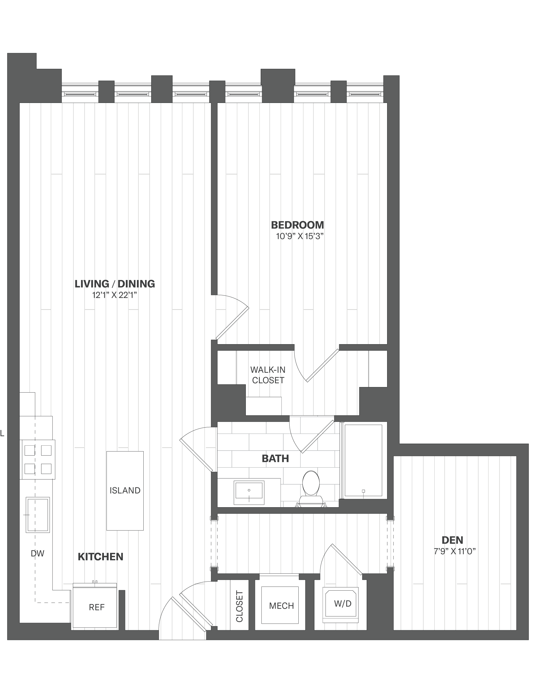 Apartment 509 floorplan