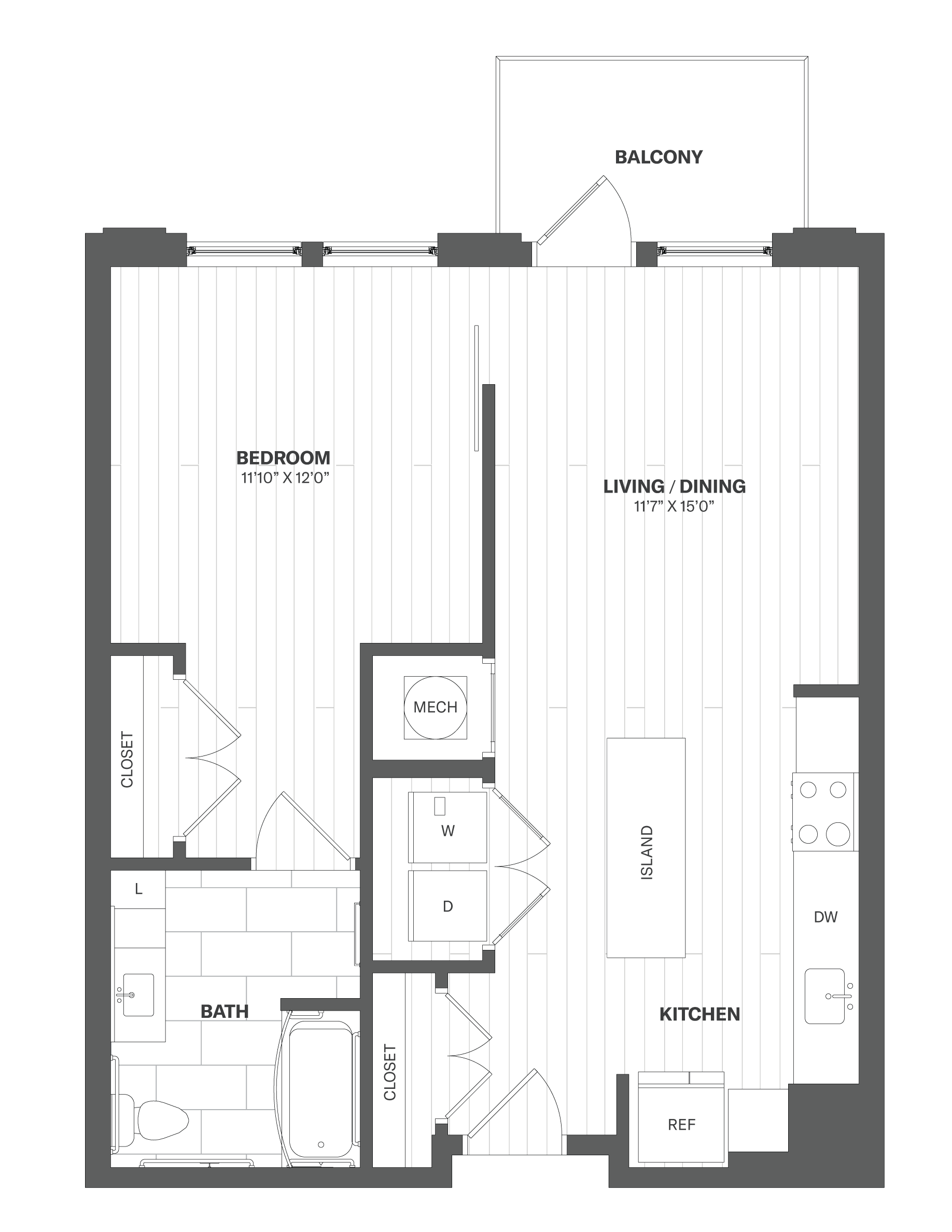 Apartment 539 floorplan
