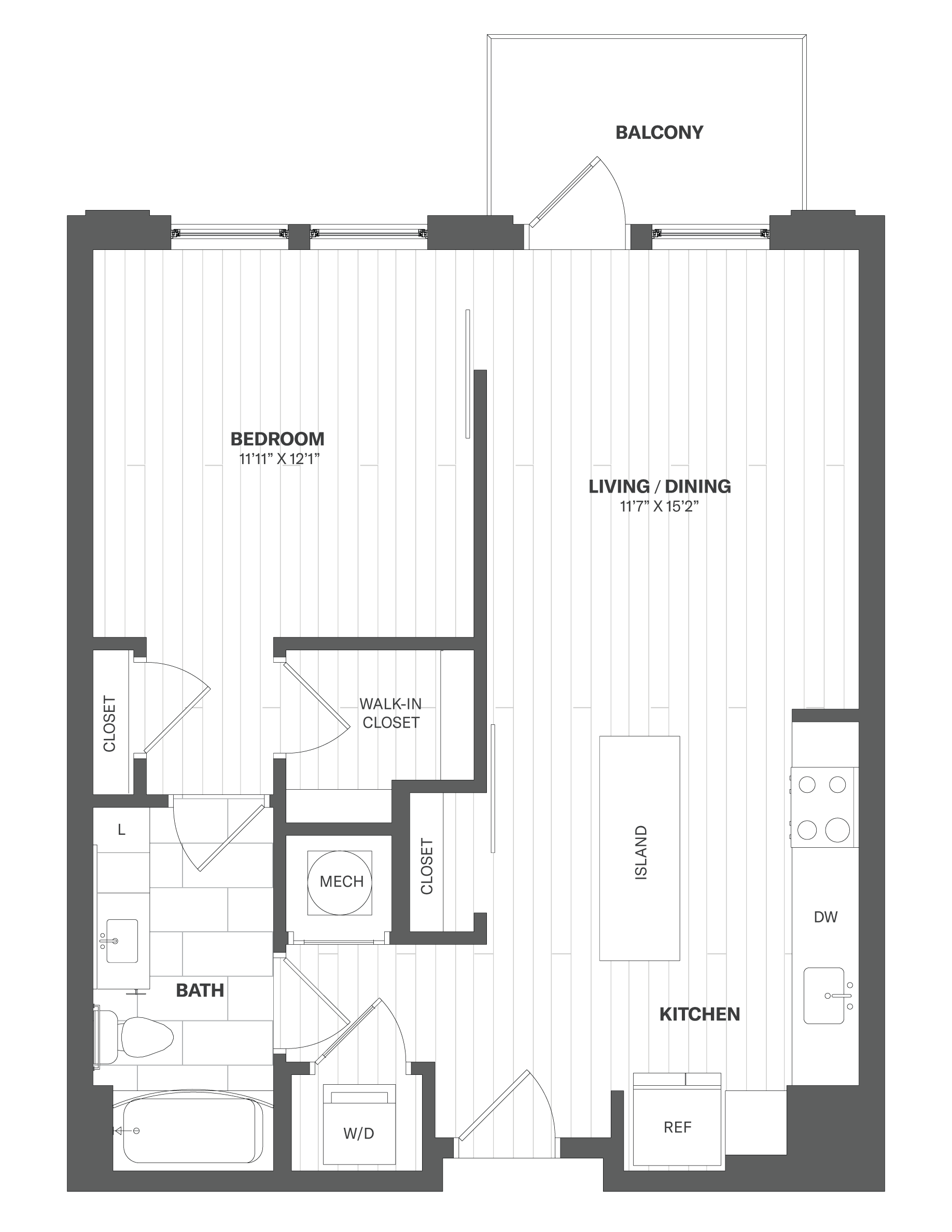 Apartment 645 floorplan