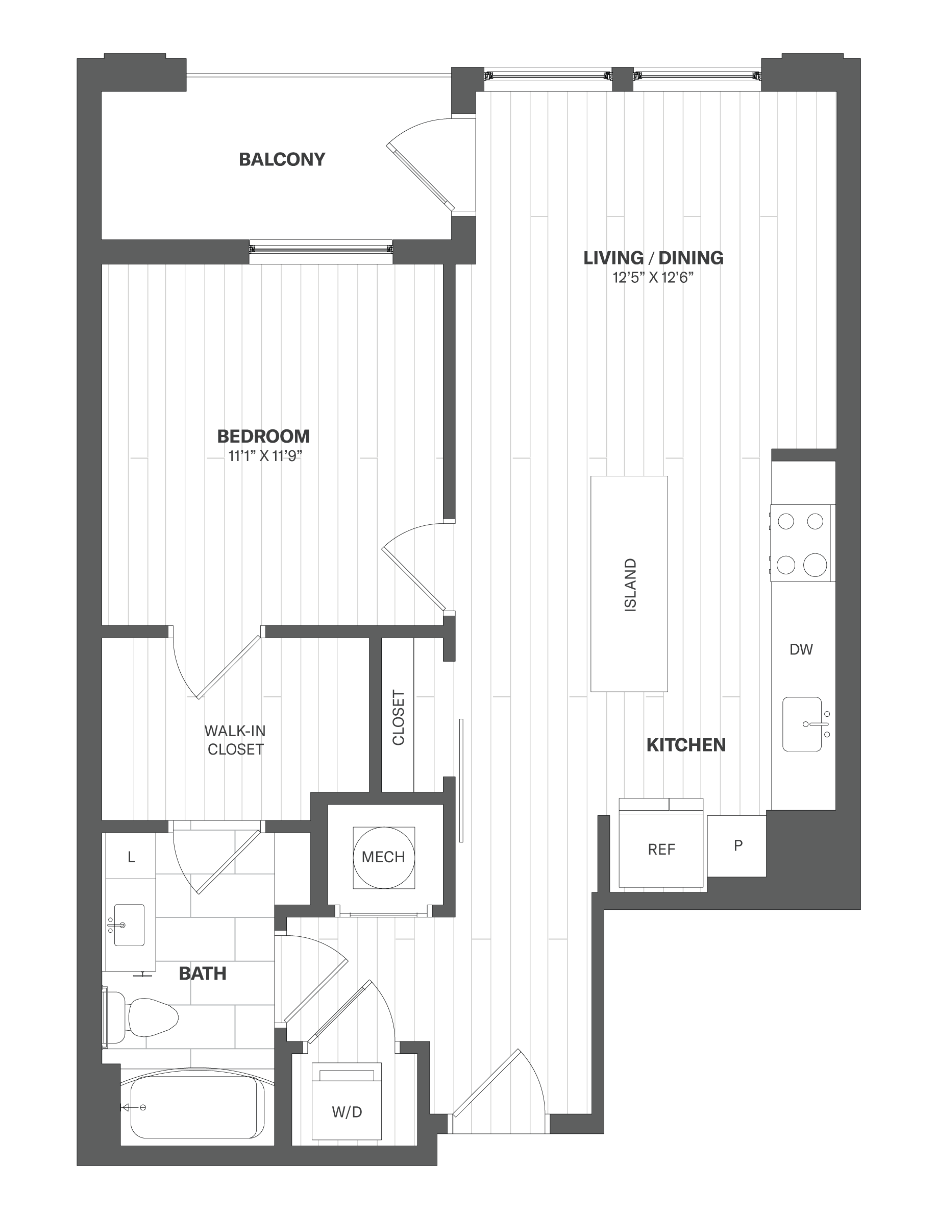 Apartment 810 floorplan